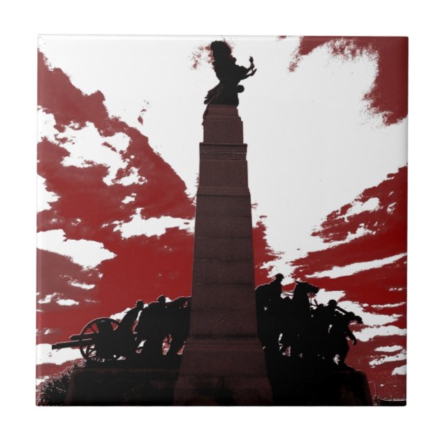 The National War Memorial Ceramic Tile (Front)