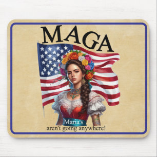 The Native American_ Mexican Heritage_Maria Mouse Pad