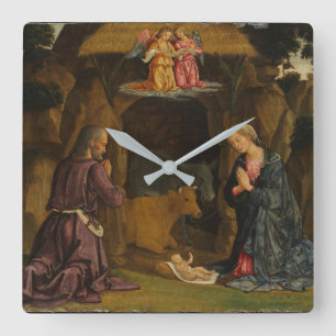 The Nativity, 1480s Square Wall Clock