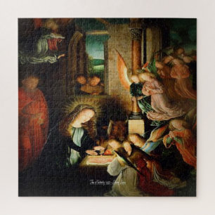 The Nativity 1495 Scripture Jigsaw Puzzle