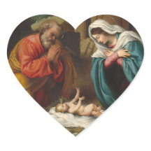 The Nativity 1523b | Blue Beach Song™ Sticker