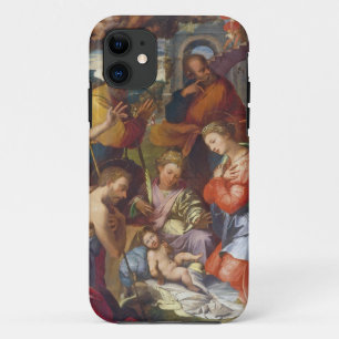 The Nativity, 1534 (oil on panel) iPhone 11 Case