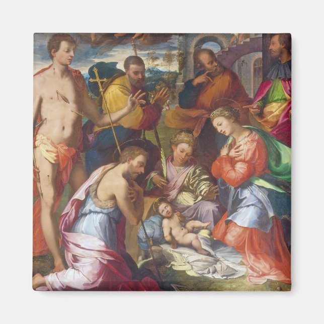 The Nativity, 1534 (oil on panel) Magnet (Front)