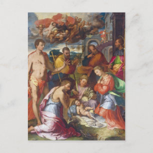 The Nativity, 1534 (oil on panel) Postcard