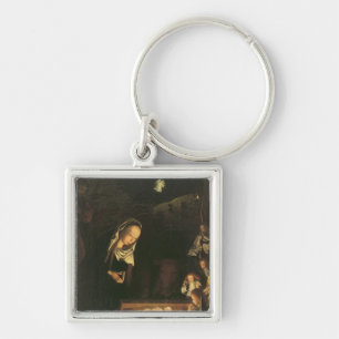 The Nativity at Night Key Ring