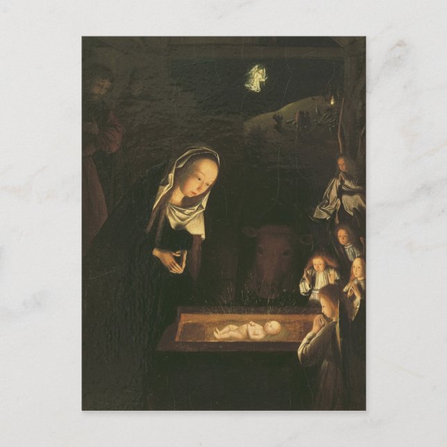 The Nativity at Night Postcard (Front)