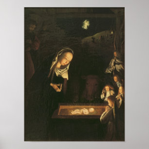 The Nativity at Night Poster