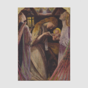 The Nativity by Arthur Hughes Tissue Paper