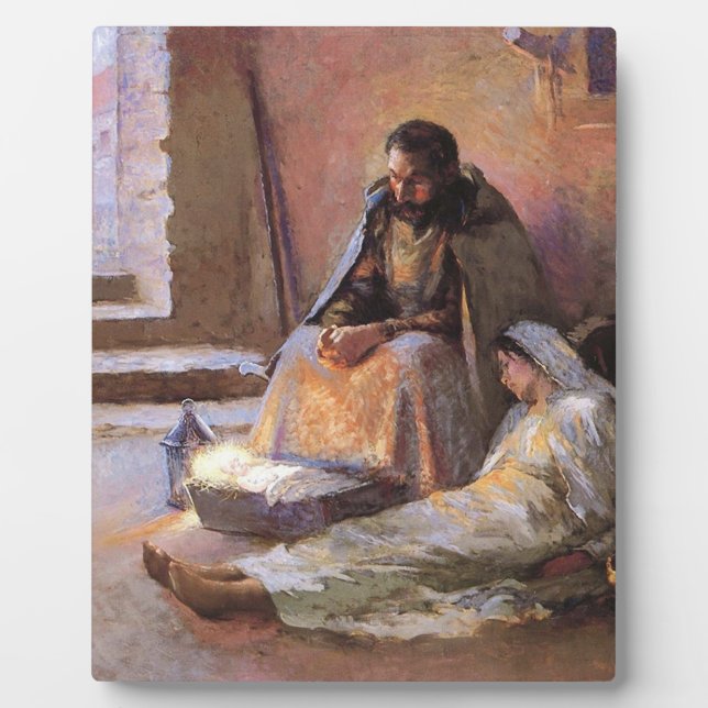 The Nativity By Gari Melchers Plaque (Front)