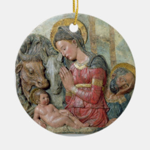 The Nativity, c.1460 (painted terracotta) Ceramic Tree Decoration