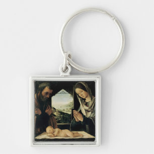 The Nativity, c.1490 Key Ring