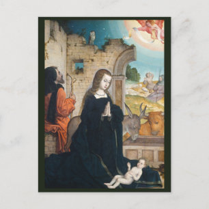 The Nativity c.1508   Blue Beach Song™ Postcard