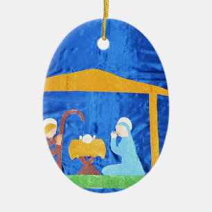 The Nativity Ceramic Ornament