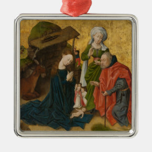 The Nativity, circa 1460 Metal Ornament