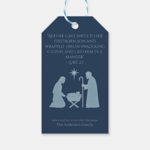 The Nativity Gift Tag– Birth of Jesus  Tags