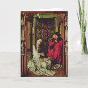 The Nativity, left wing of a triptych, c.1496 Holiday Card