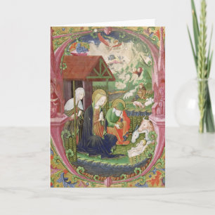 The Nativity, Northern Italian School Holiday Card