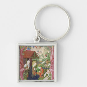 The Nativity, Northern Italian School Key Ring