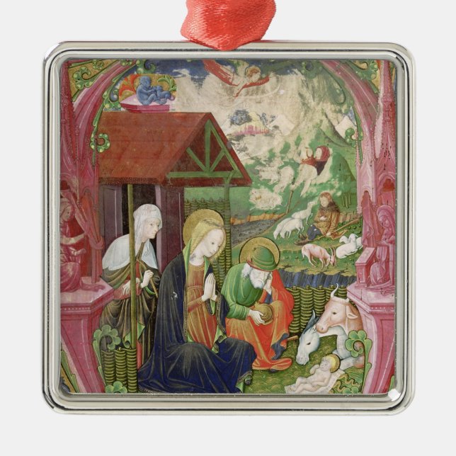 The Nativity, Northern Italian School Metal Ornament (Front)