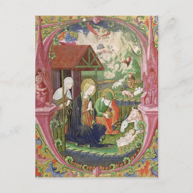 The Nativity, Northern Italian School Postcard (Front)