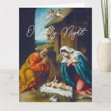 The Nativity of Baby Jesus Christmas Greetings