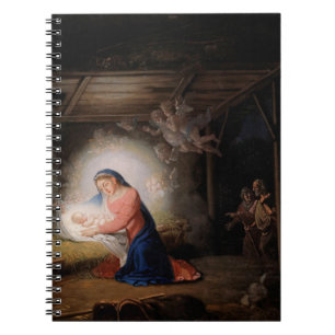 The Nativity of Christ (by Vladimir Borovikovsky) Notebook