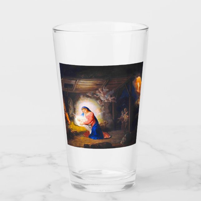 The Nativity of Christ Glass (Front)