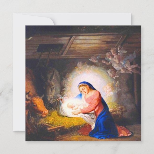 The Nativity of Christ Invitation (Front)