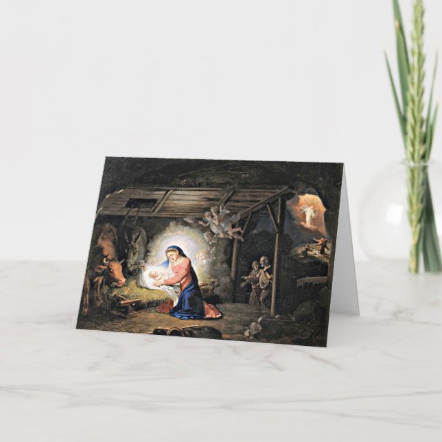 The Nativity of Christ, Luke 2:11, Card (Front)