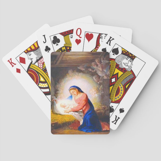 The Nativity of Christ Playing Cards (Back)