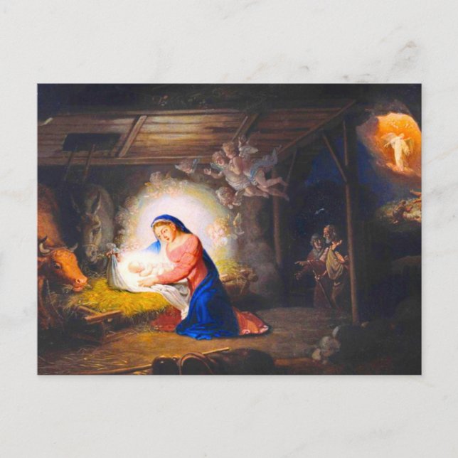 The Nativity of Christ Postcard (Front)