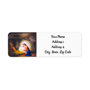 The Nativity of Christ Return Address Label