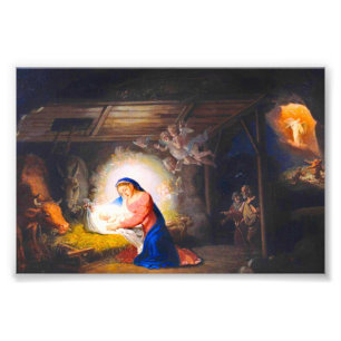 The Nativity of Christ Vladimir Borovikovsky Photo Print