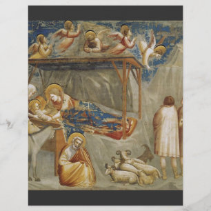 The Nativity of Jesus Christ by Giotto  Flyer