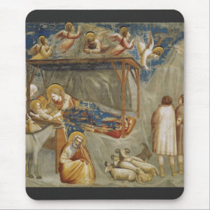 The Nativity of Jesus Christ by Giotto Mouse Pad