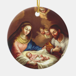 The Nativity of Jesus Christ Ceramic Ornament