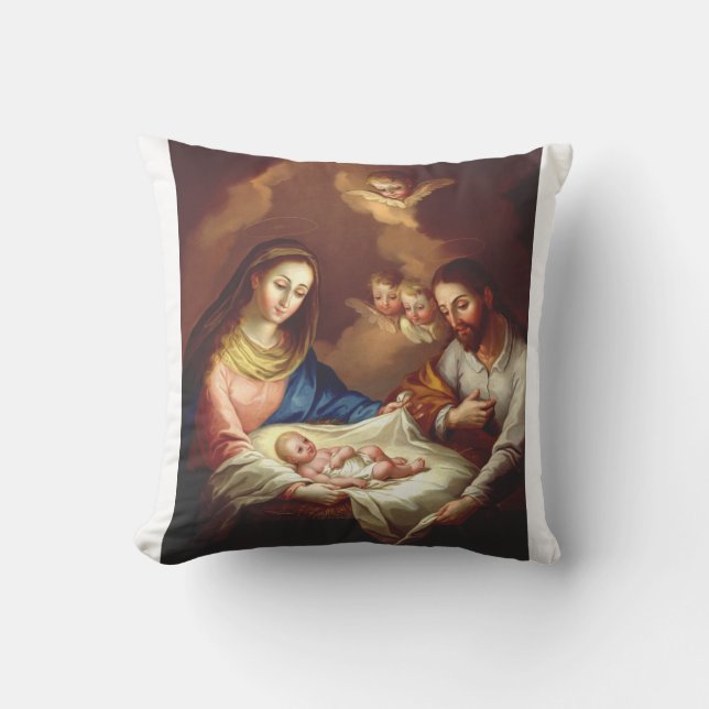 The Nativity of Jesus Christ  Cushion (Front)