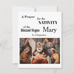 The Nativity of Mary Card
