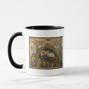 The Nativity, (oil on panel) Mug