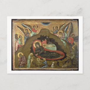 The Nativity, (oil on panel) Postcard