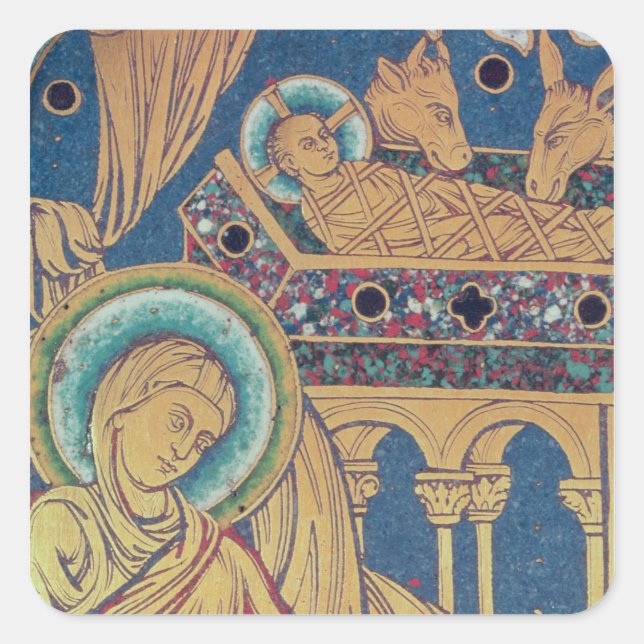 The Nativity, panel from the The Verduner Square Sticker (Front)