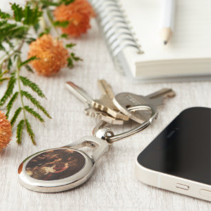 The Nativity Shepherds 1668 Key Ring