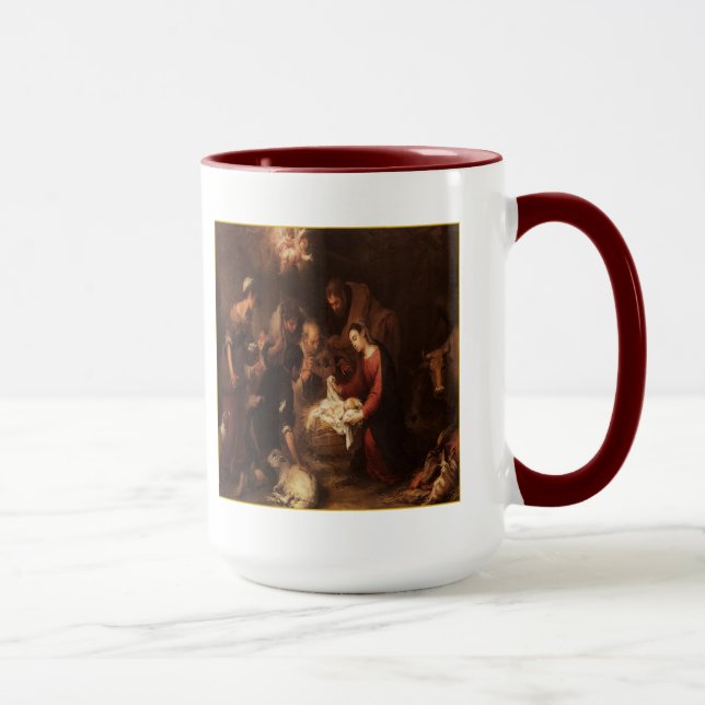 The Nativity Shepherds 1668 Mug (Right)