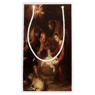 The Nativity Shepherds 1668 Small Gift Bag