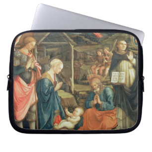 The Nativity with SS. Michael and Dominic, 1470 (t Laptop Sleeve