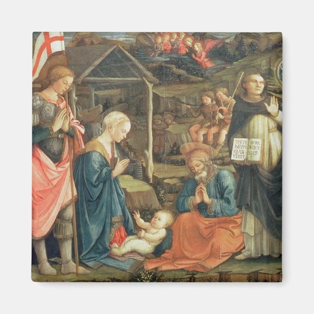 The Nativity with SS. Michael and Dominic, 1470 (t Magnet (Front)
