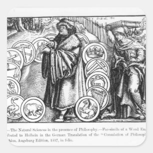 The Natural Sciences in the Presence of Square Sticker