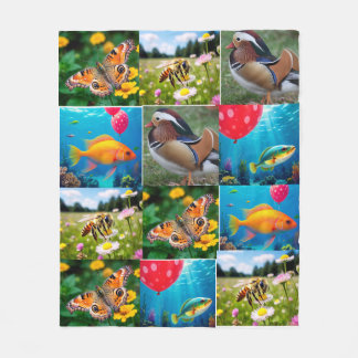The Nature Fleece Blanket