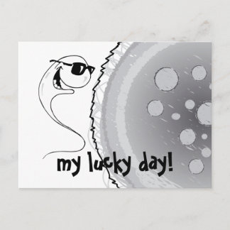 The naughty spermatozoon postcard