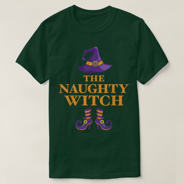 The Naughty Witch  T-Shirt (Design Front)